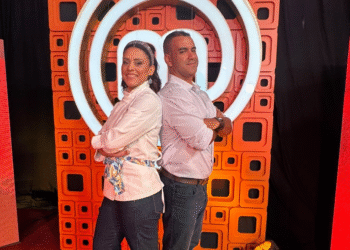 Chef Mari Horbach e sócio André Silveira, comandam coquetel da Band na grande final do MasterChef Brasil