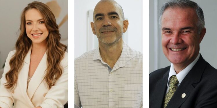 Os médicos Luiza Travalloni, Marco Orsini e Acary SB Oliveira