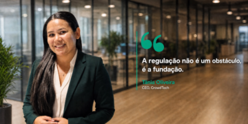 Tânia Oliveira, CEO da CrowdTech, startup brasileira de infraestrutura tecnológica para plataformas de crowdfunding reguladas pela CVM.