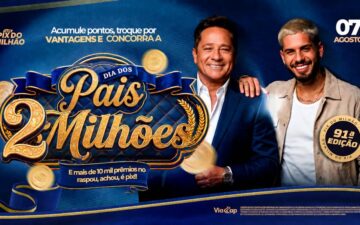 Clube de Benefícios Pix do Milhão transforma o Dia dos Pais em ação de R$ 2 milhões.