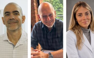 Os médicos Marco Orsini e Eduardo Morsch de Mello, e a pesquisadora Eduarda Iennaco.