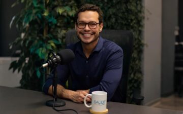 Dr. Gabriel presente no podcast.