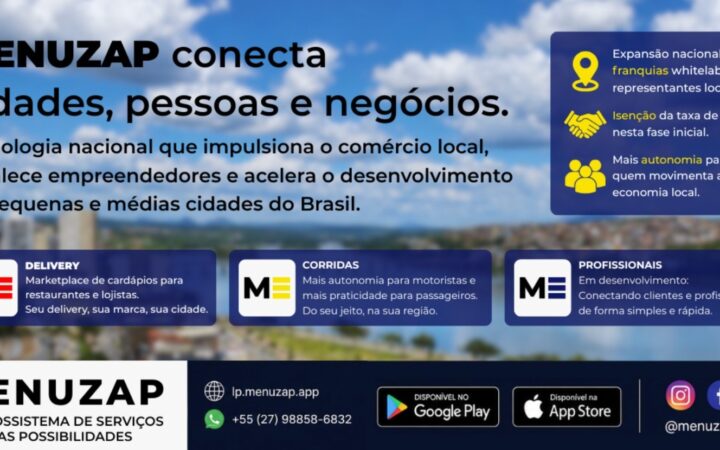 Menuzap quer construir modelo de autonomia e regionalização no ecossistema de tecnologia para delivery e mobilidade urbana.