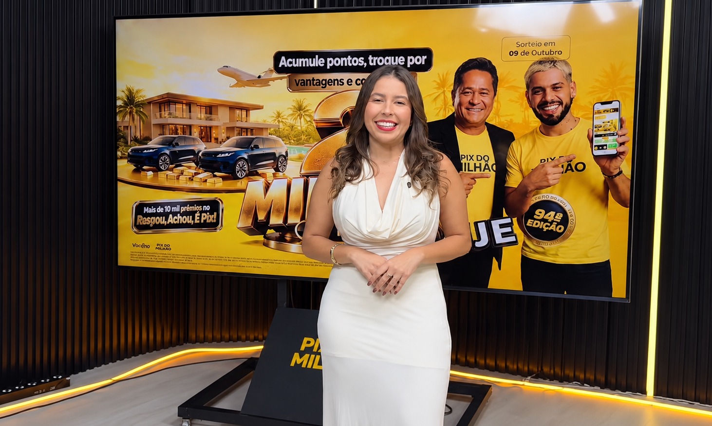 Transmissão ao vivo do Pix do Milhão garante a transparência e a seriedade para os participantes.