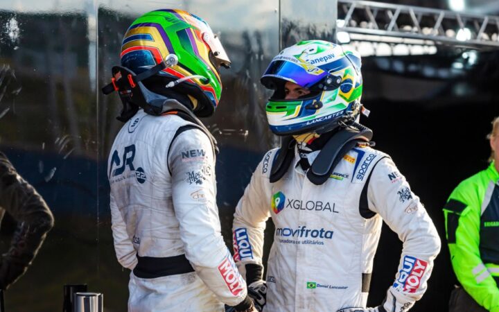 Daniel Lancaster exibe cockpit antes da etapa de Brasília no Endurance.
