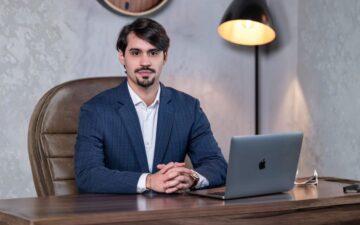 Murilo Quintas, CEO da MB Crédito Imobiliário, em seu escritório.